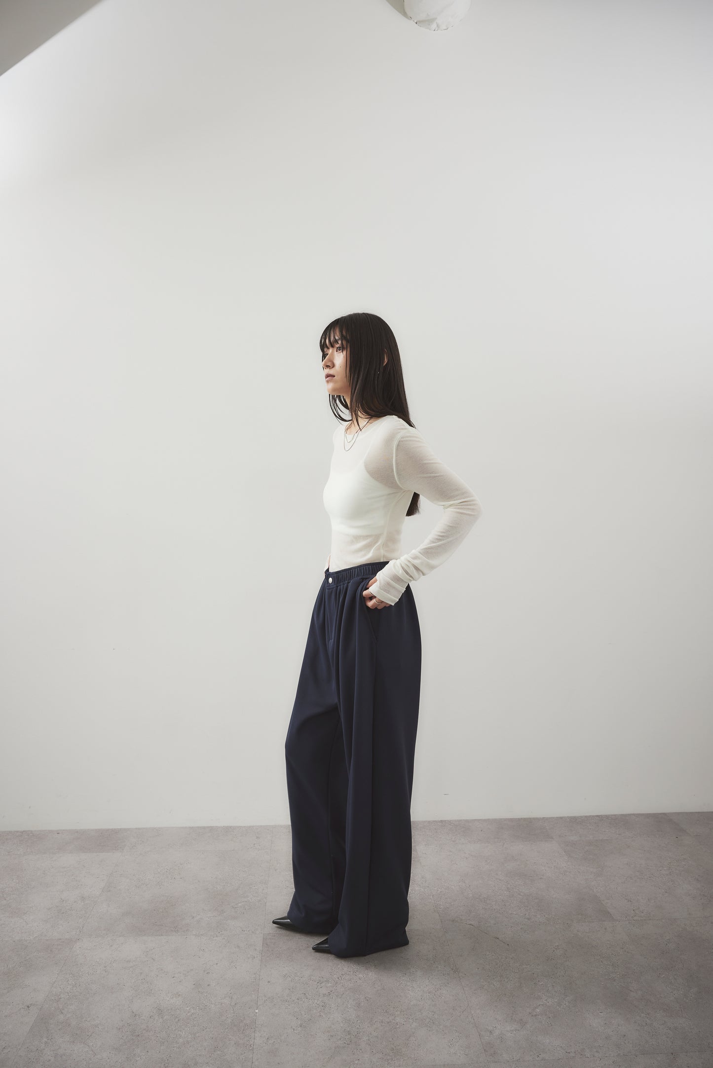 Straight easy pants