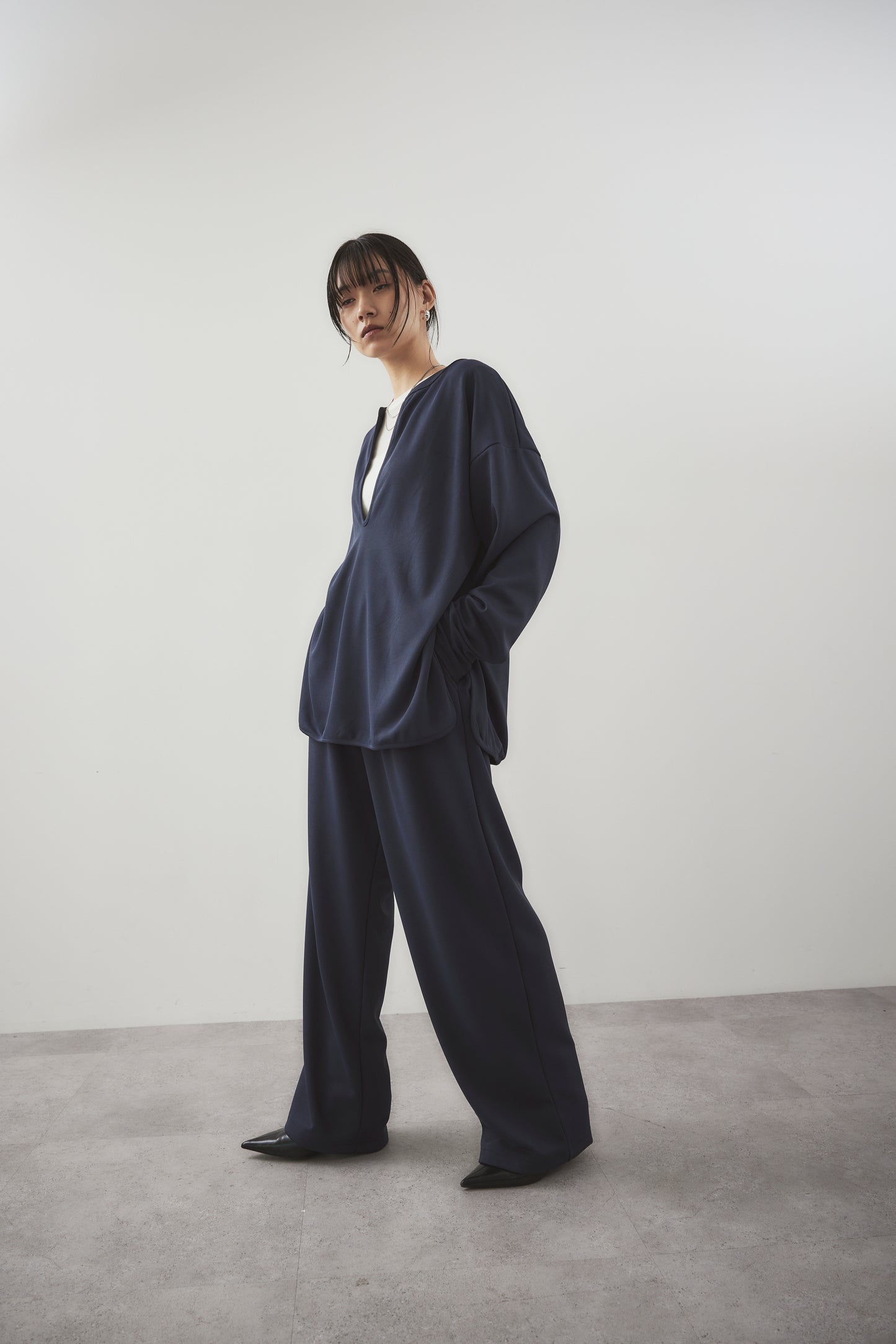 Straight easy pants