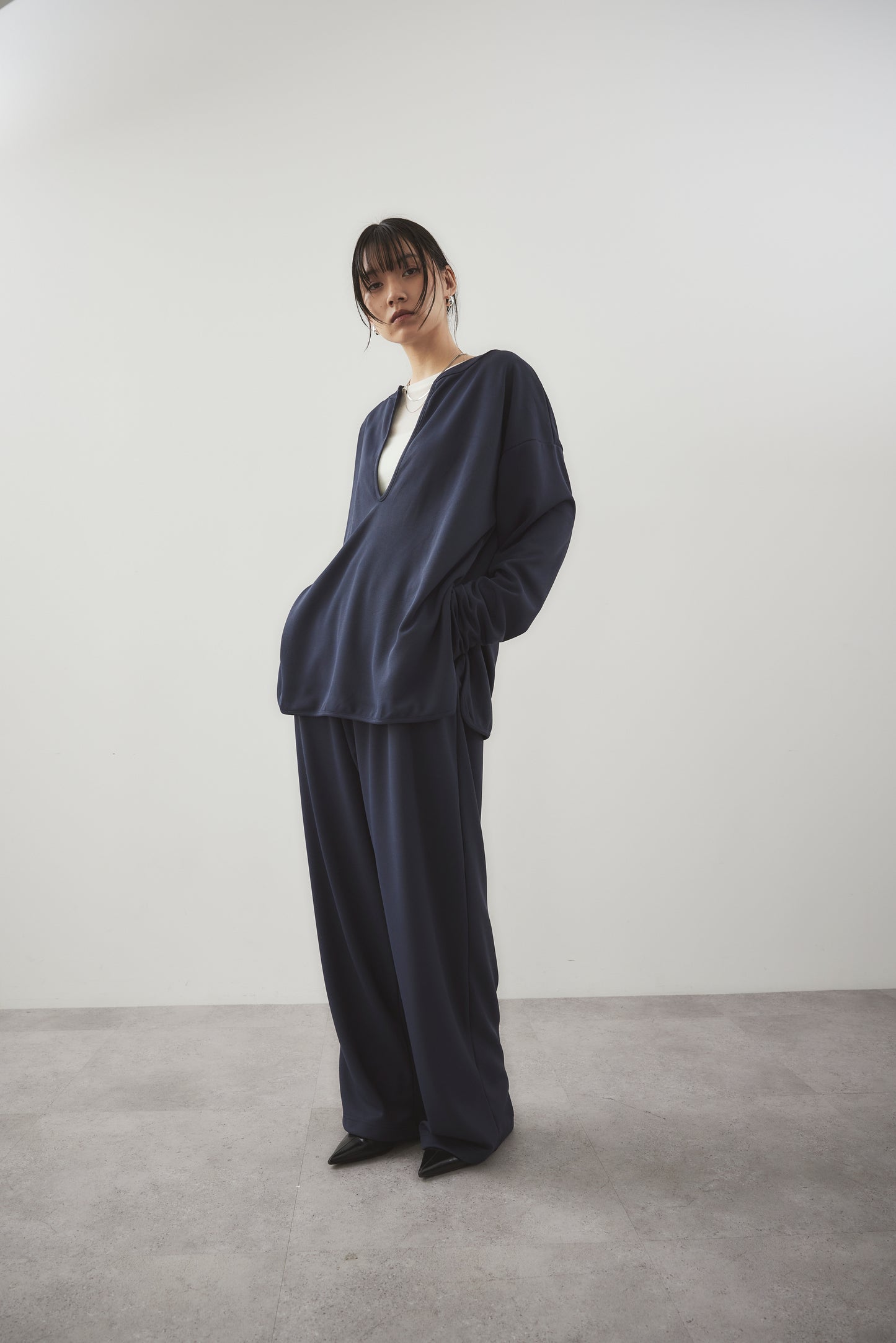Straight easy pants