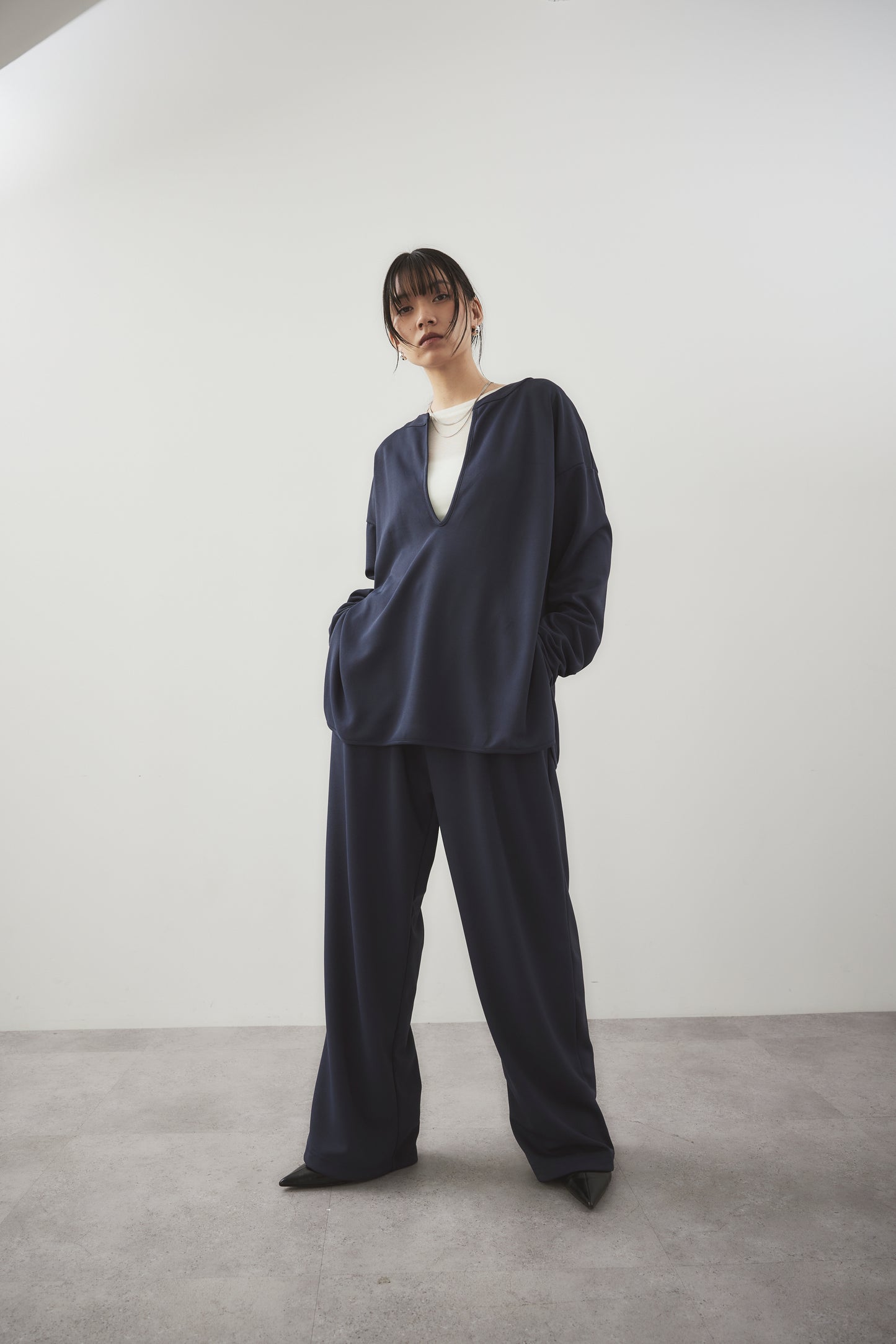 Straight easy pants