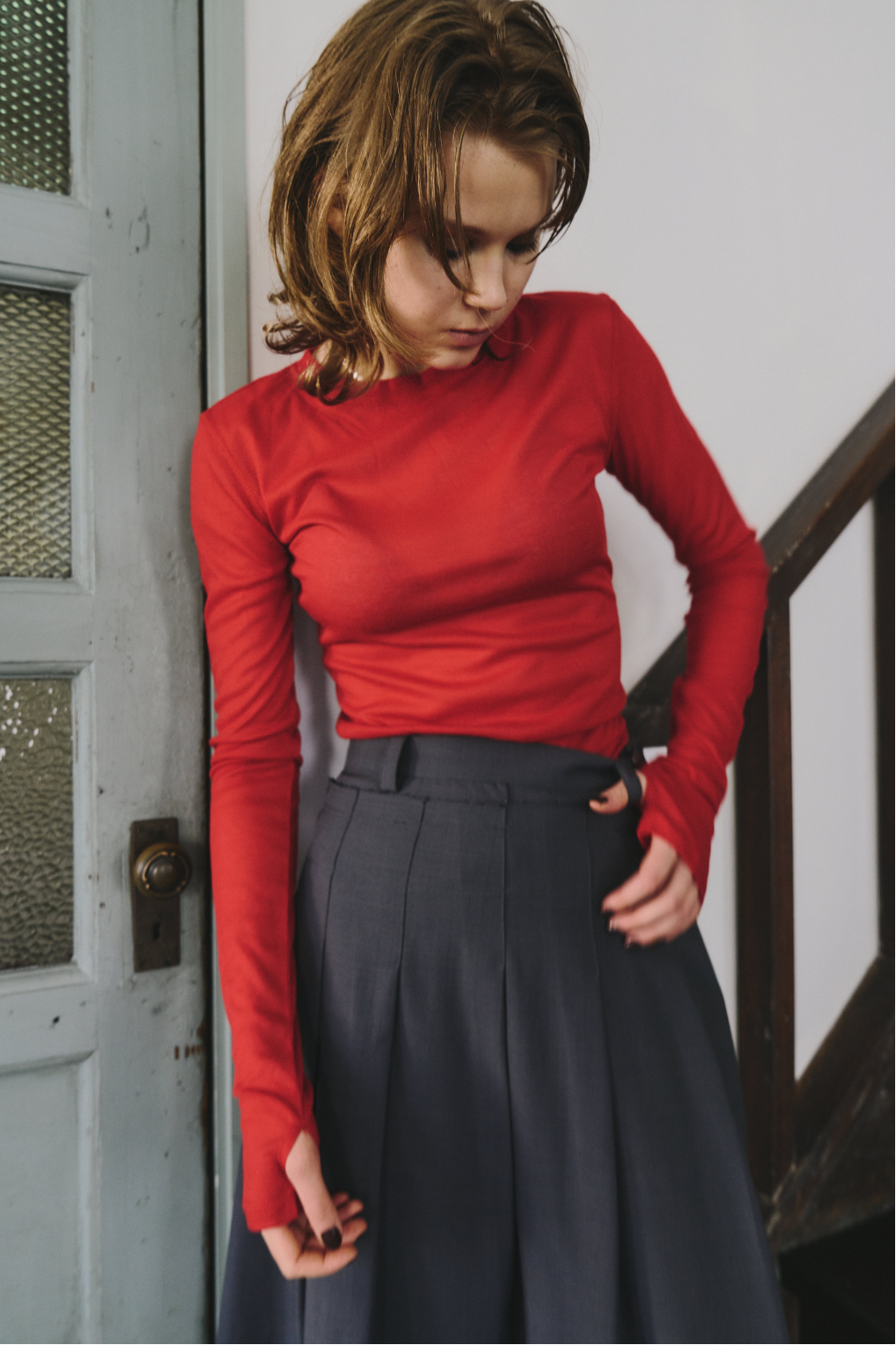 Sheer long sleeve tee – HANNE ONLINE SHOP
