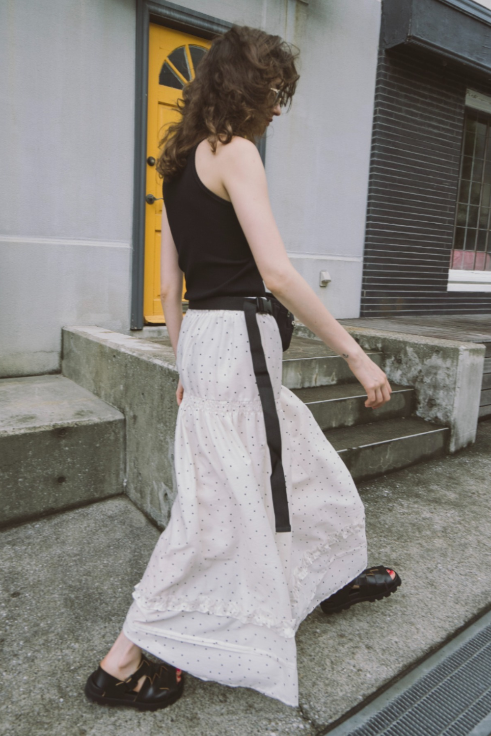 Tiered volume skirt