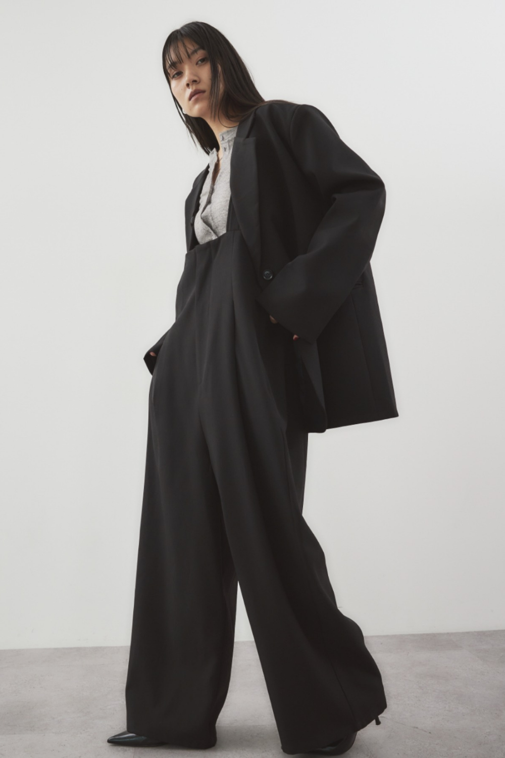 Suspenders trousers