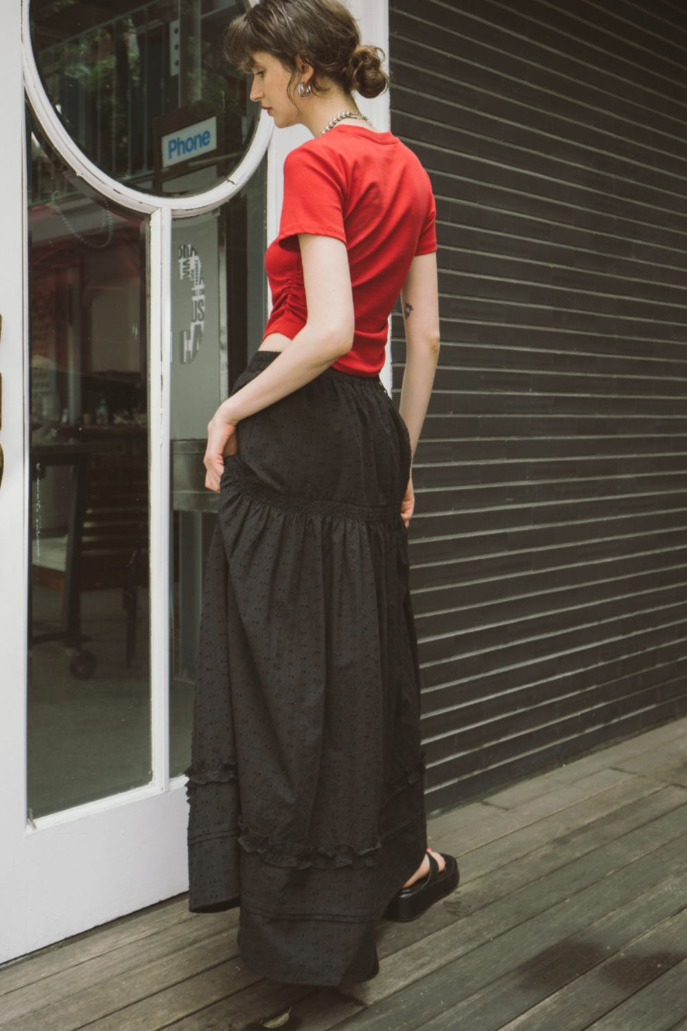 Tiered volume skirt