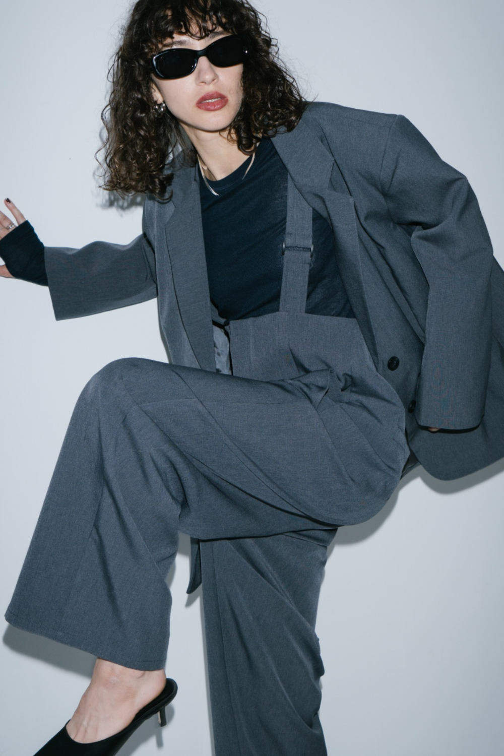 Suspenders trousers