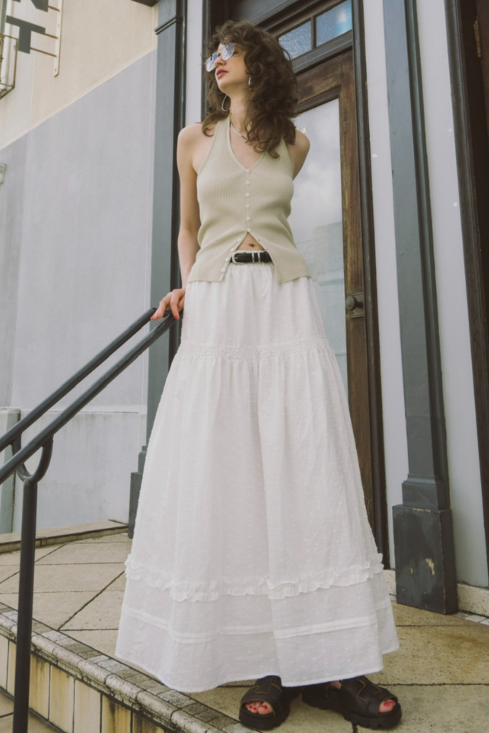 Tiered volume skirt