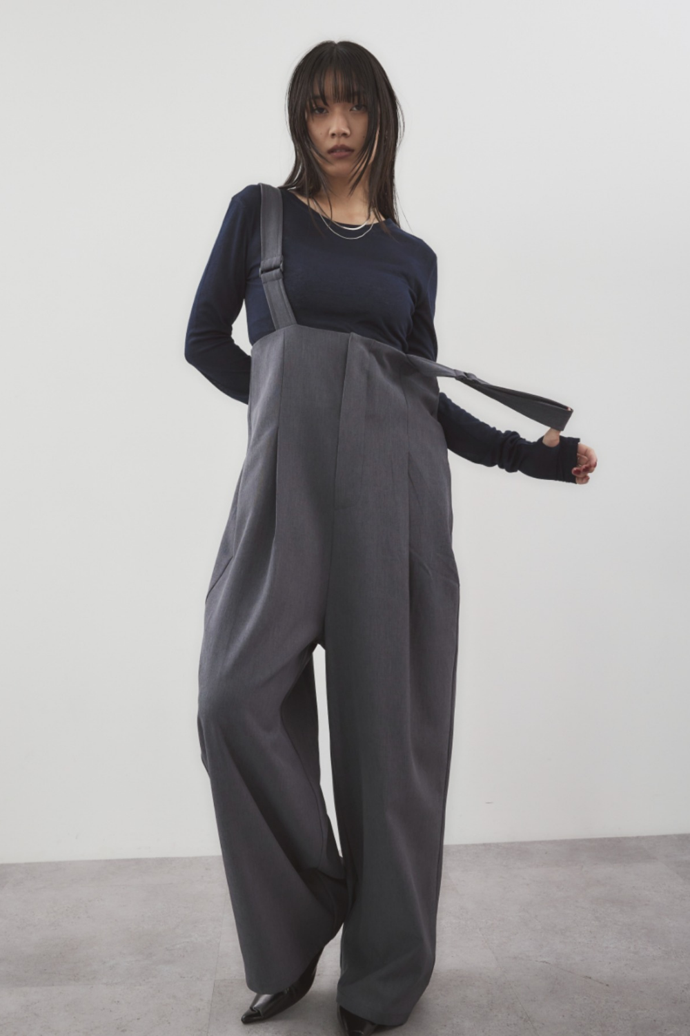 Suspenders trousers