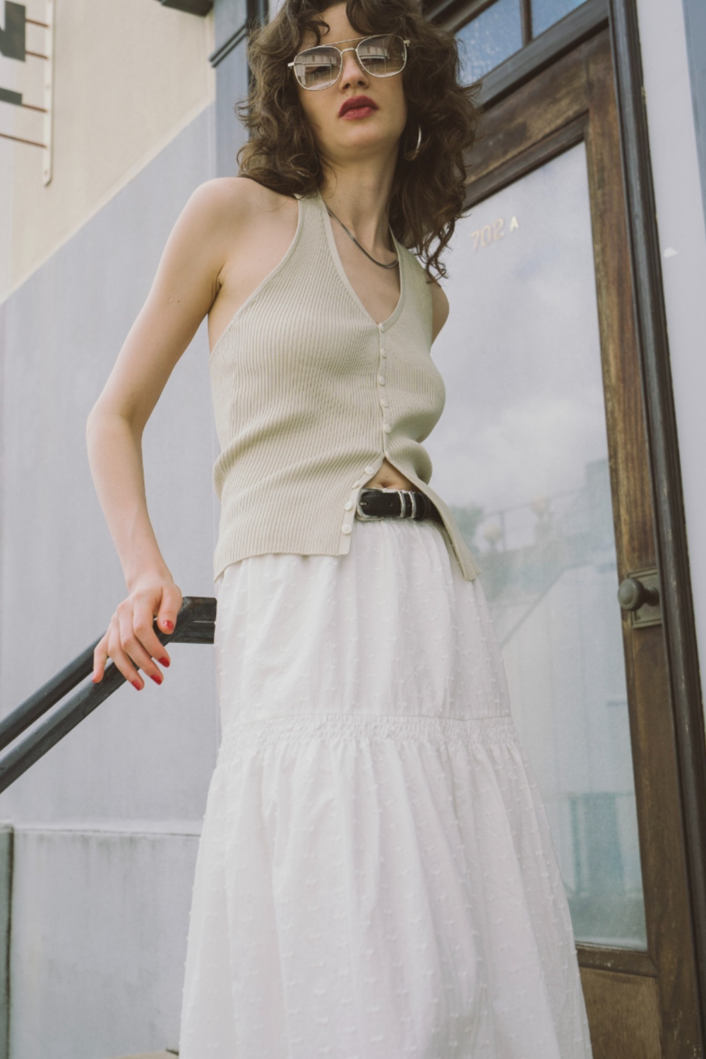Tiered volume skirt
