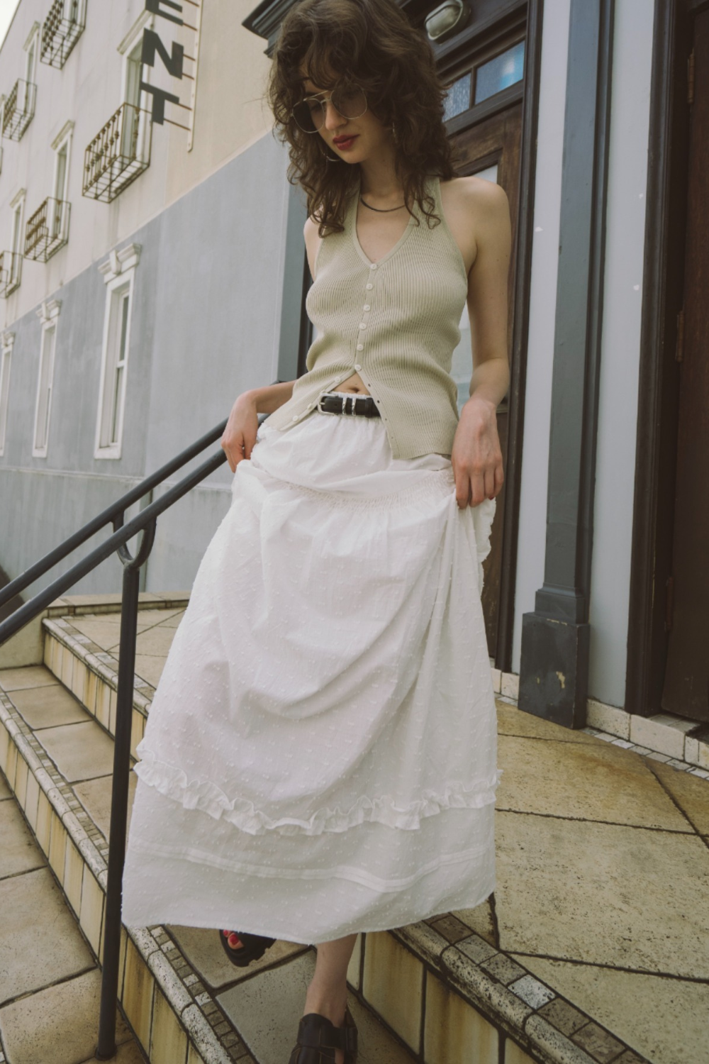 Tiered volume skirt