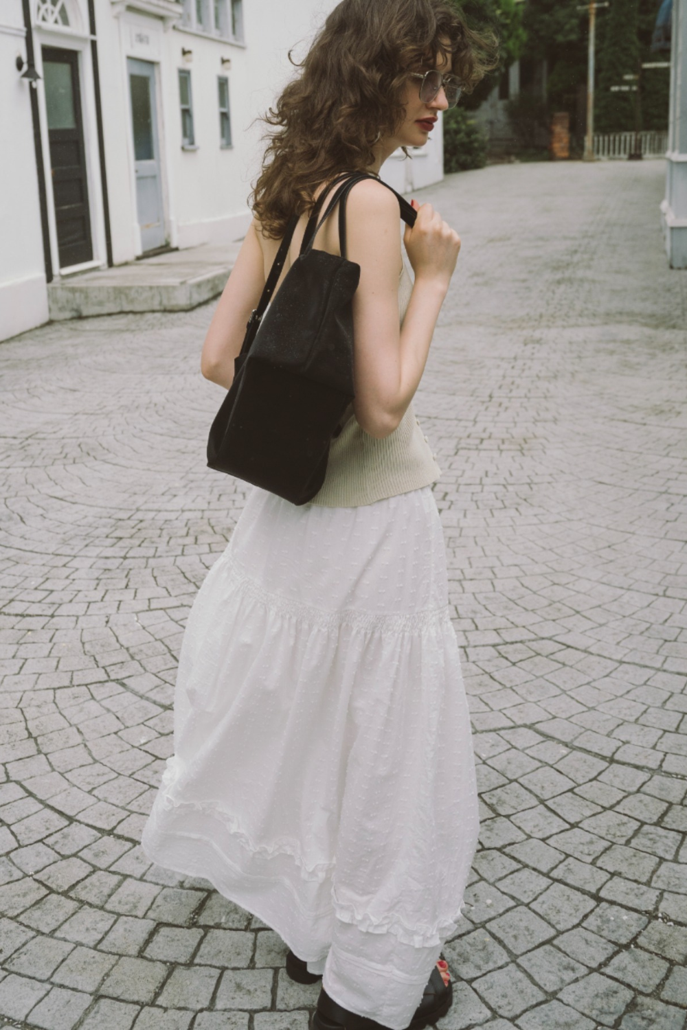 Tiered volume skirt