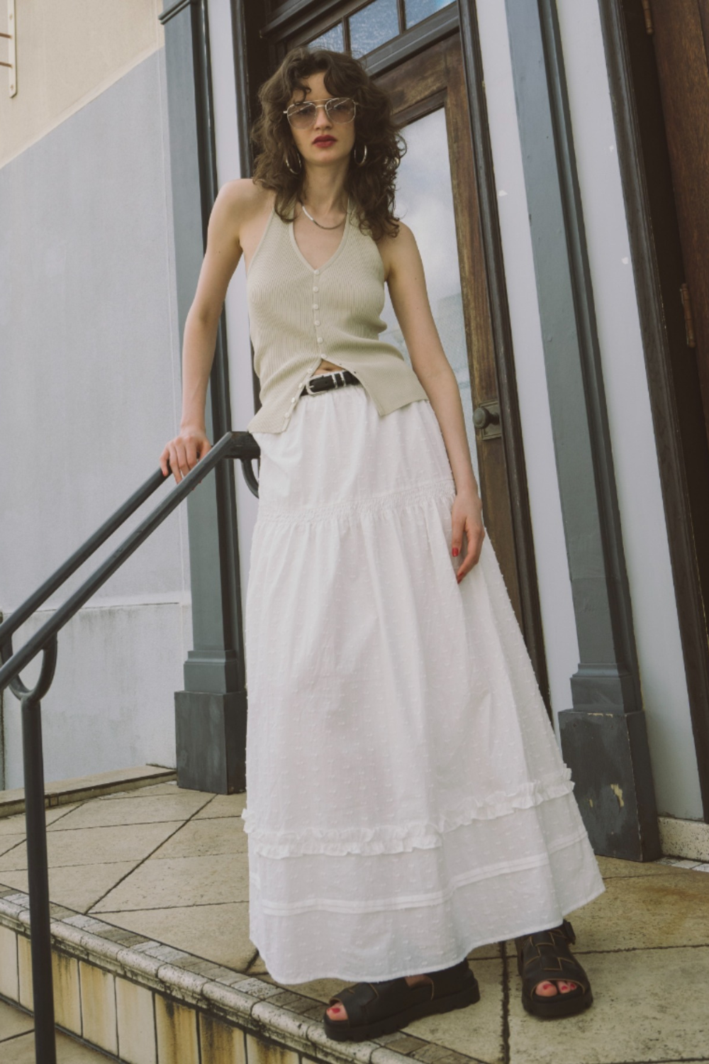 Tiered volume skirt