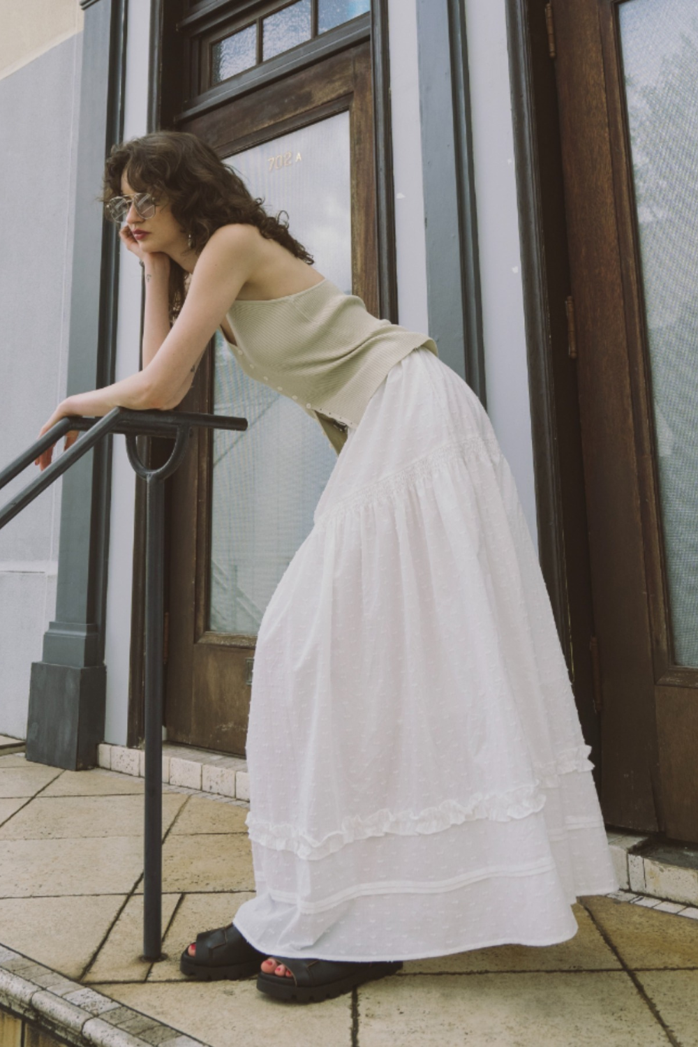 Tiered volume skirt