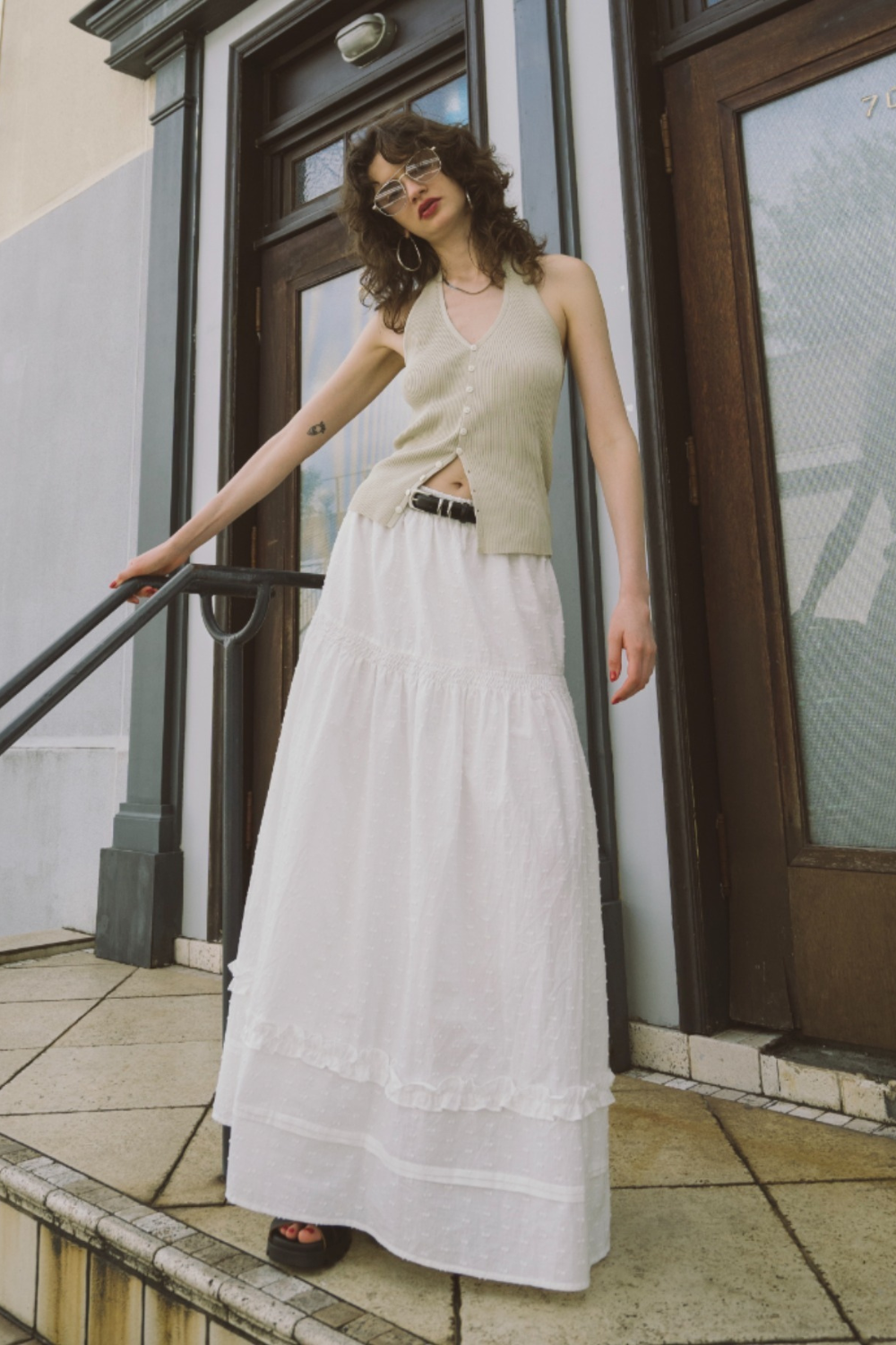 Tiered volume skirt