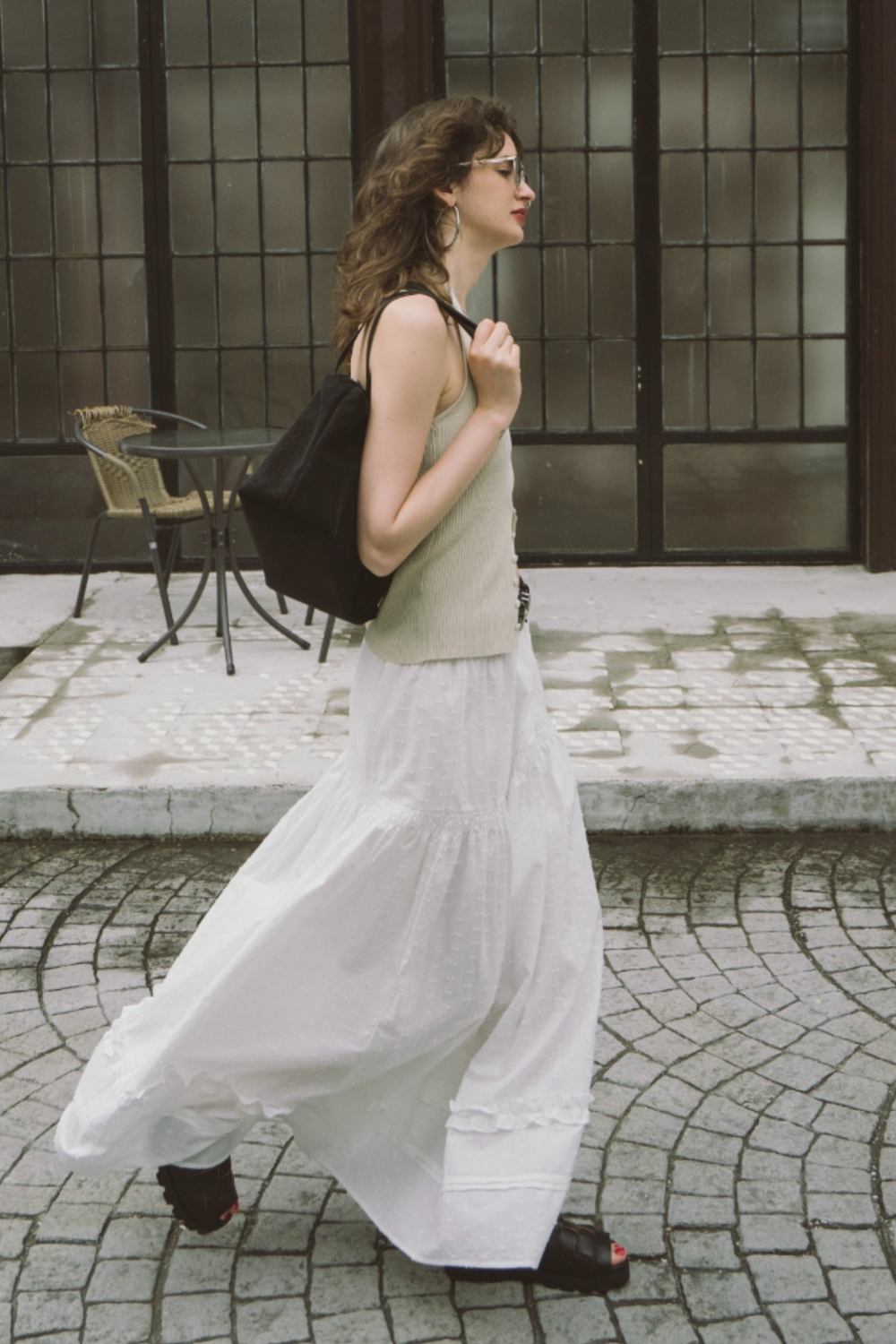 Tiered volume skirt