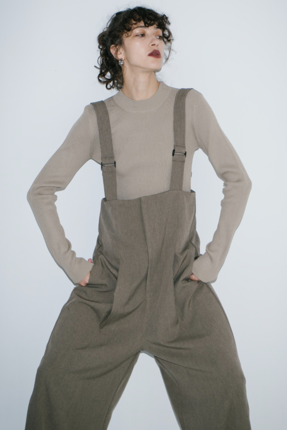 Suspenders trousers