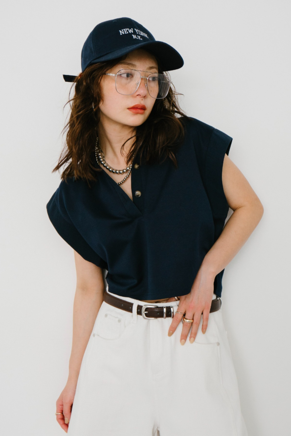 Polo collar compact TEE