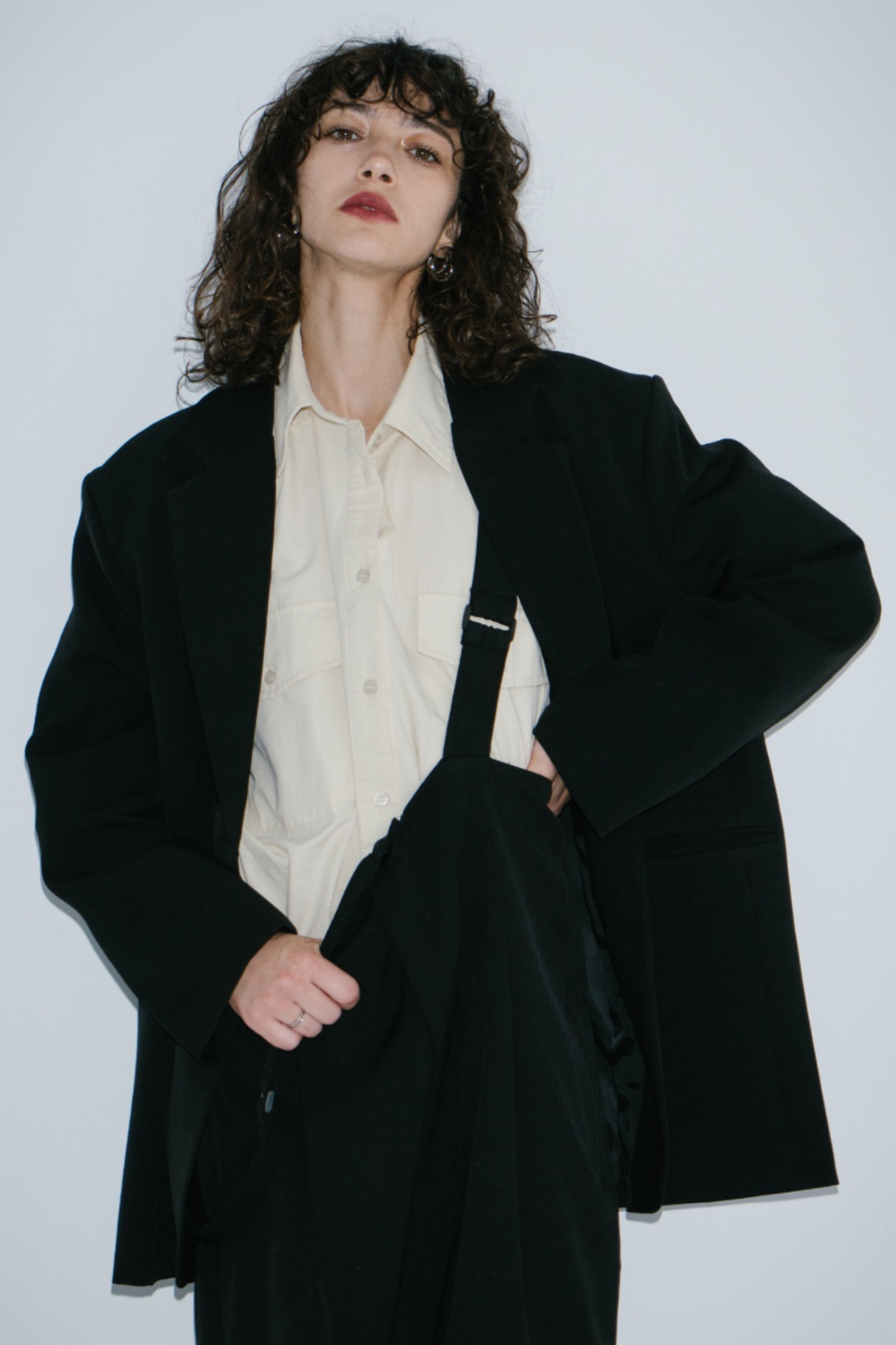 Single-breasted tailored jacket