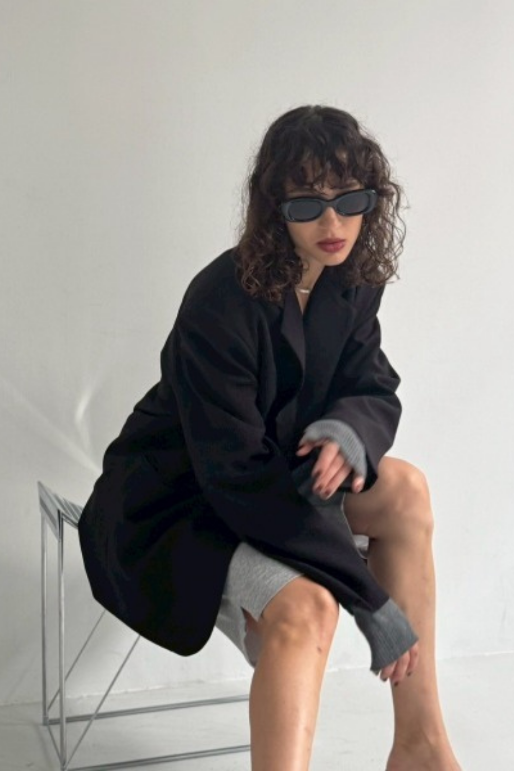 Single-breasted tailored jacket