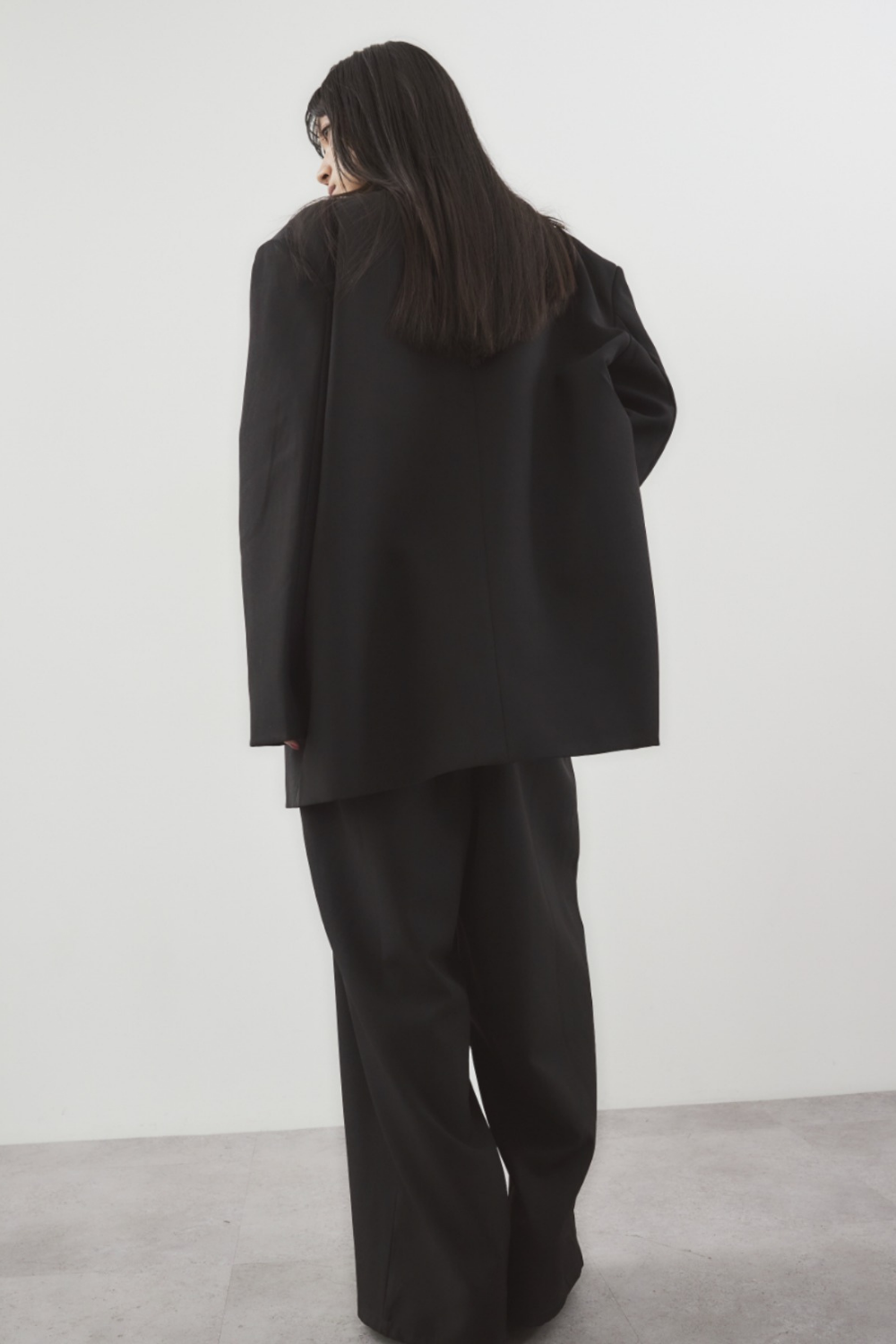 Single-breasted tailored jacket