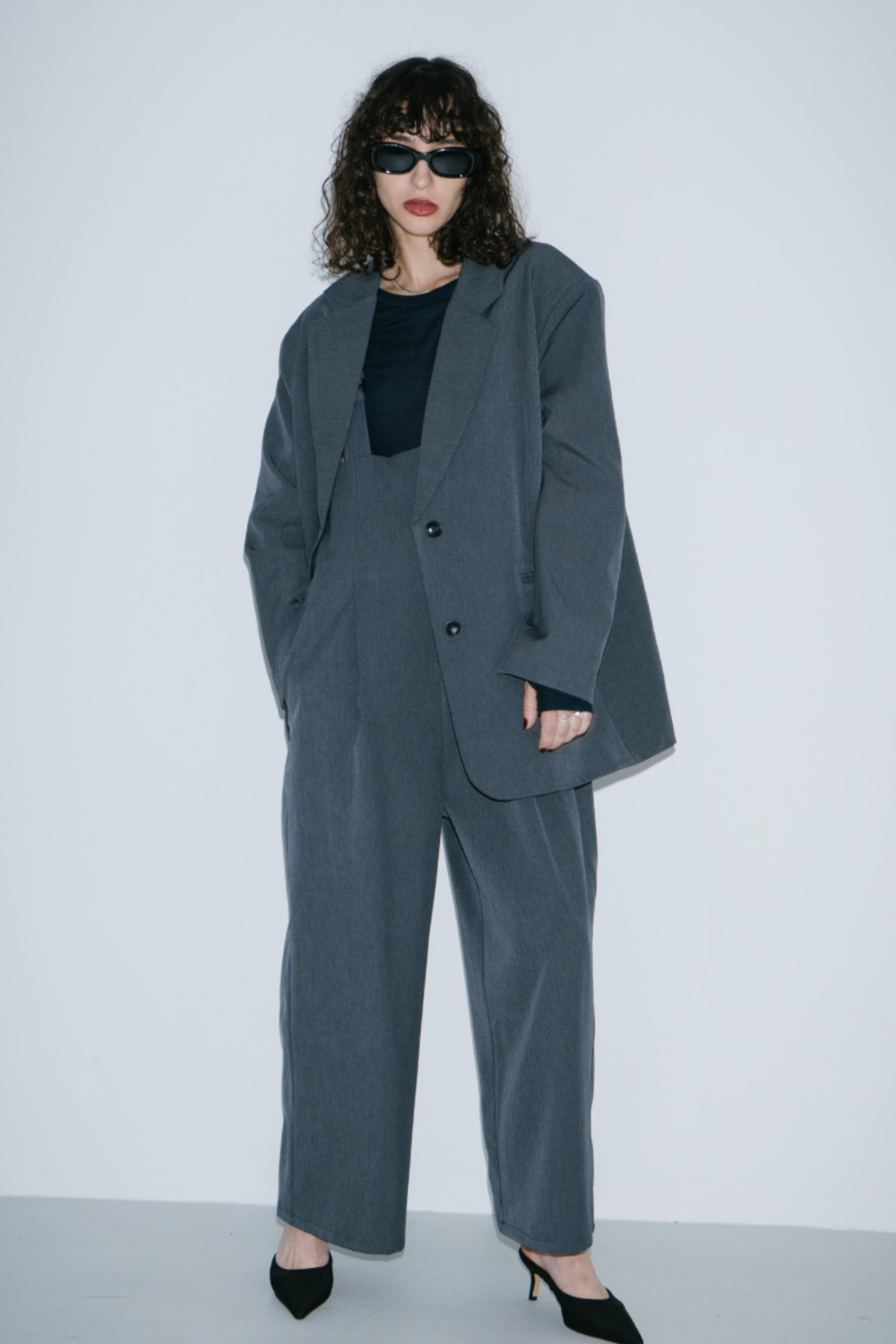 Single-breasted tailored jacket
