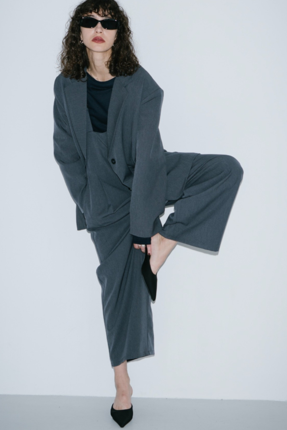 Single-breasted tailored jacket