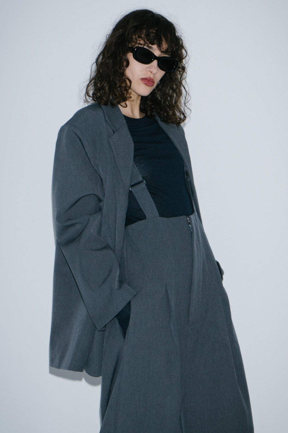 Single-breasted tailored jacket