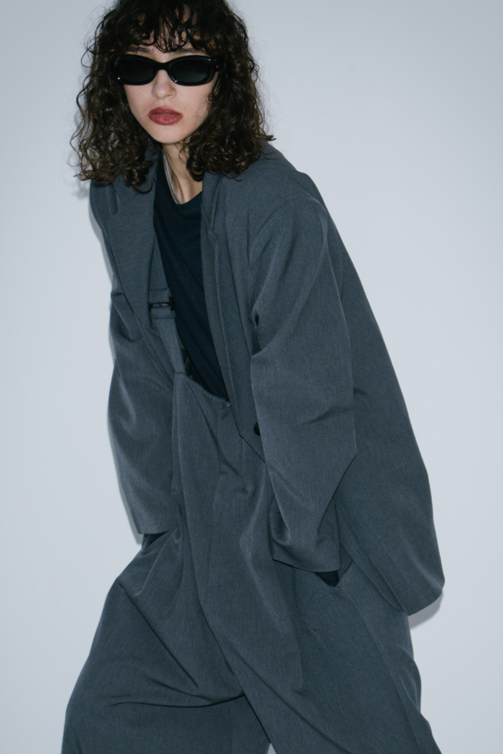 Single-breasted tailored jacket