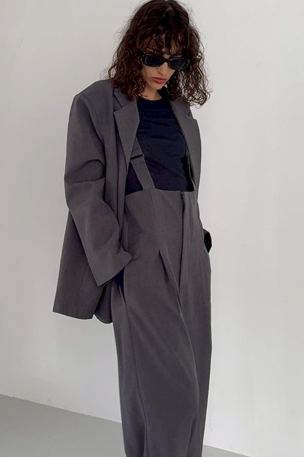 Single-breasted tailored jacket