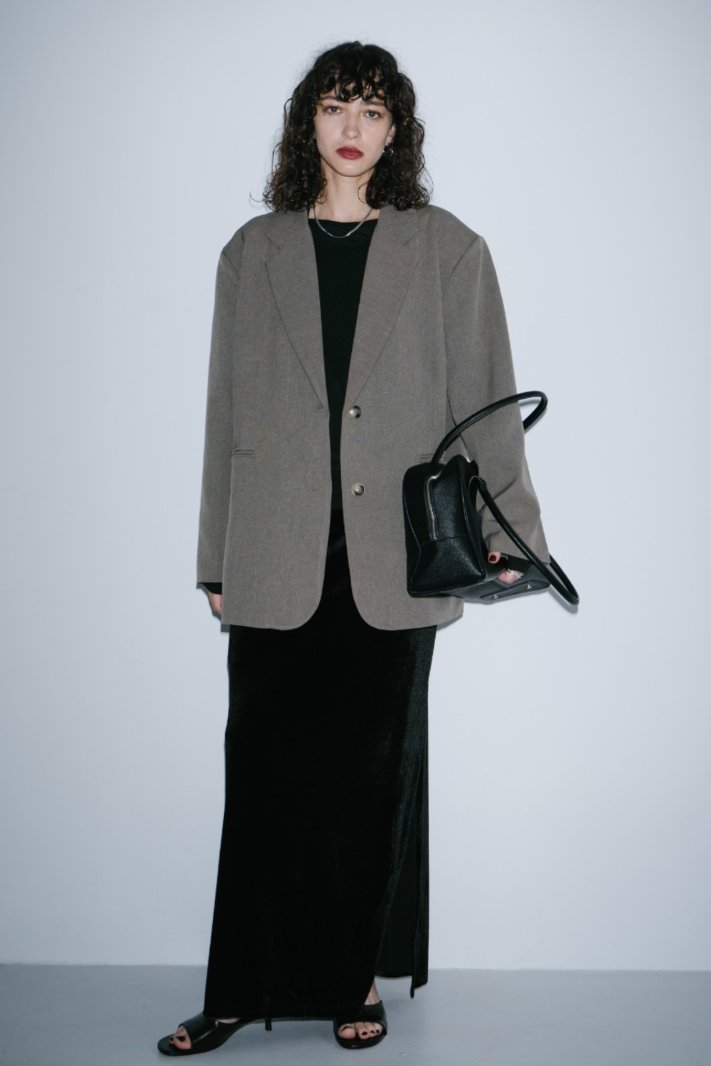 Single-breasted tailored jacket
