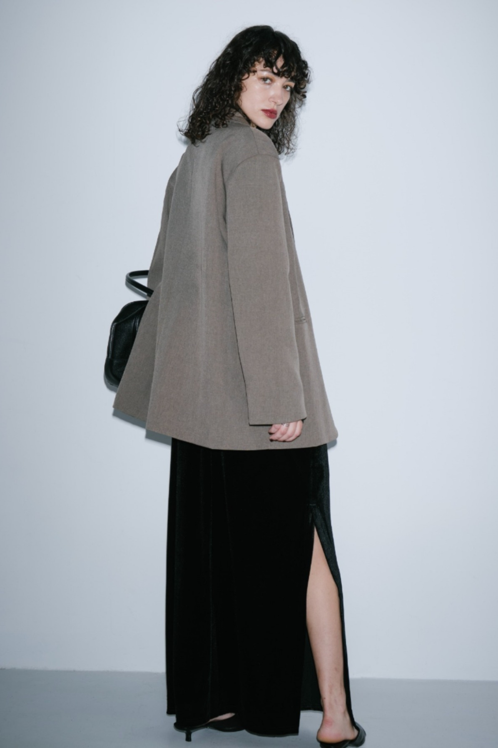 Single-breasted tailored jacket