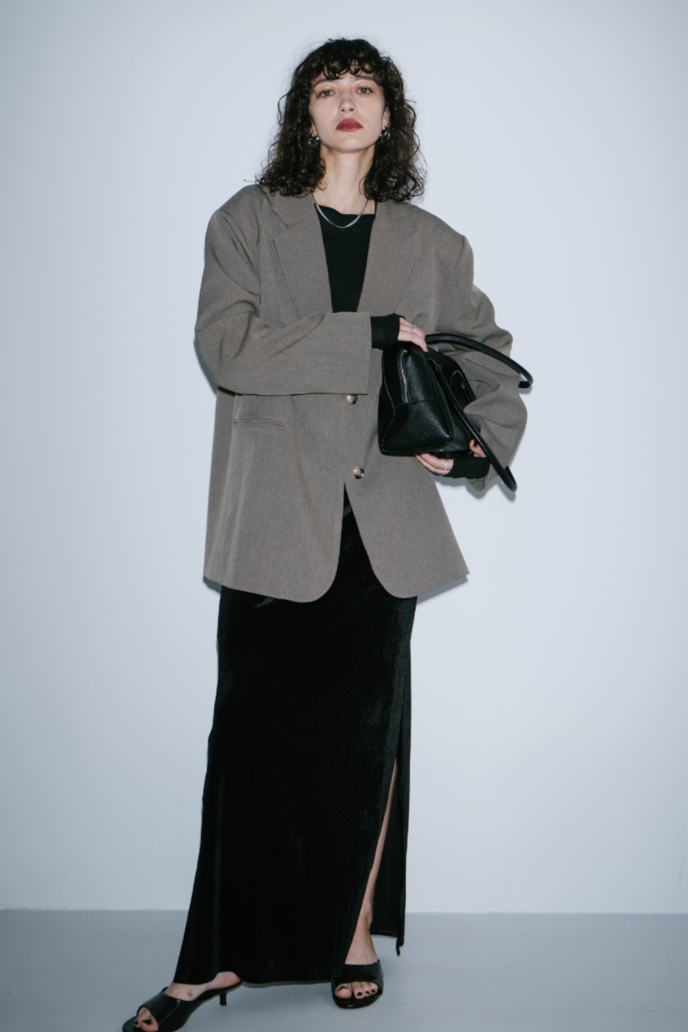 Single-breasted tailored jacket