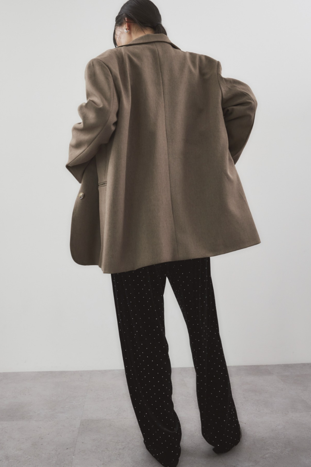 Single-breasted tailored jacket