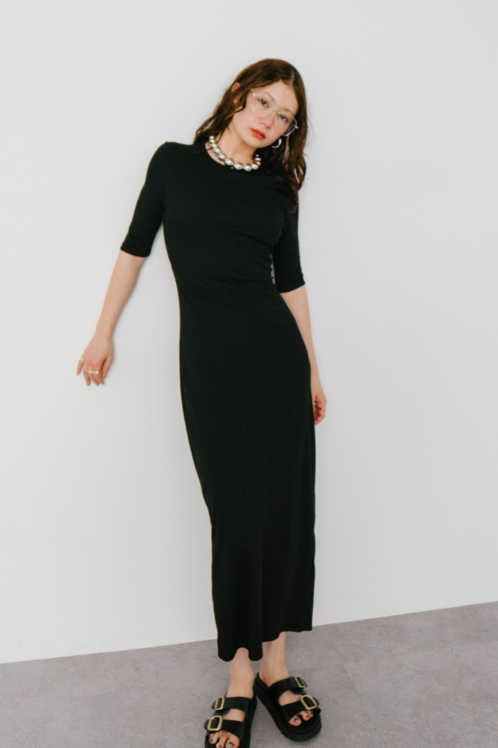 Back cut design dress