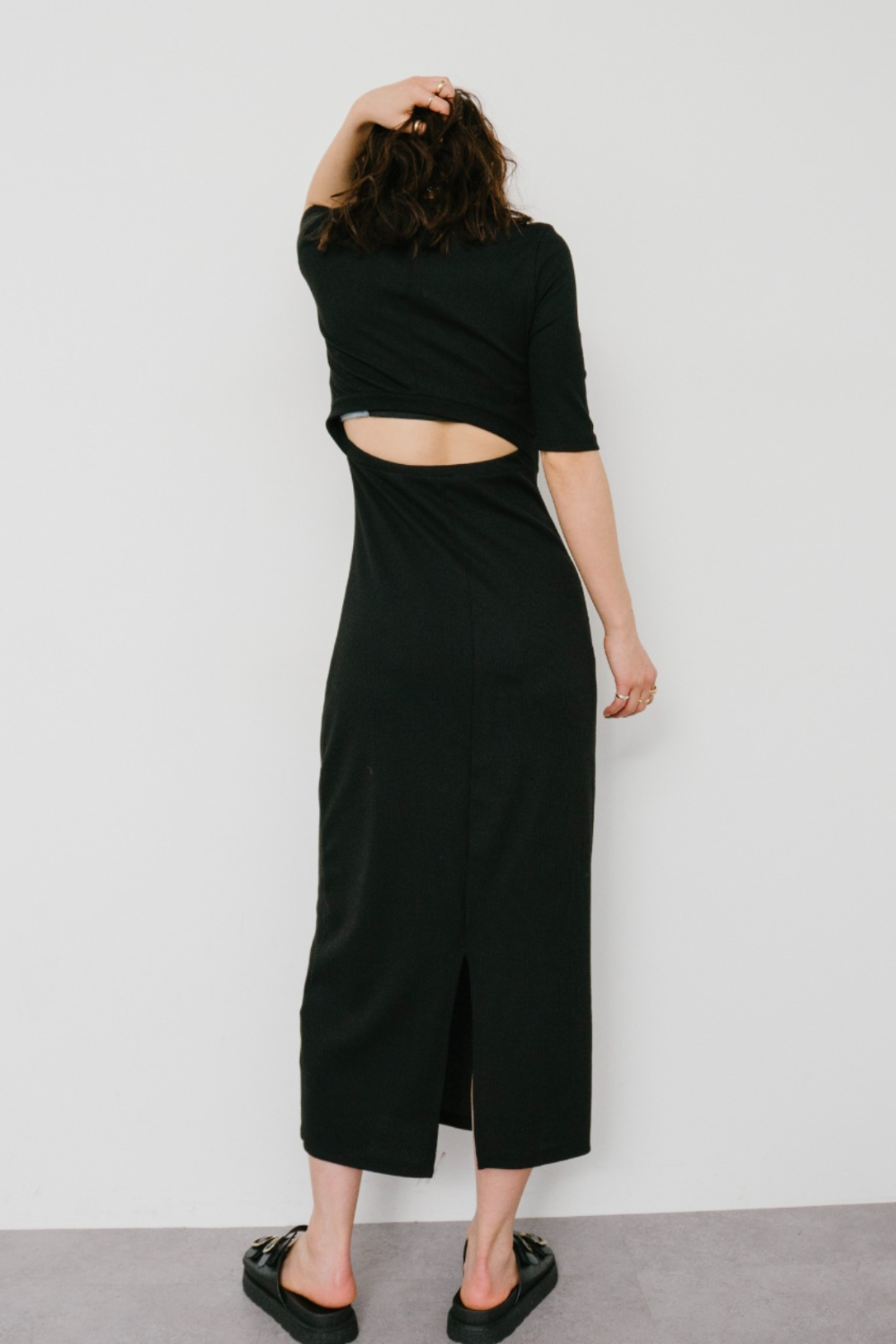 Back cut design dress