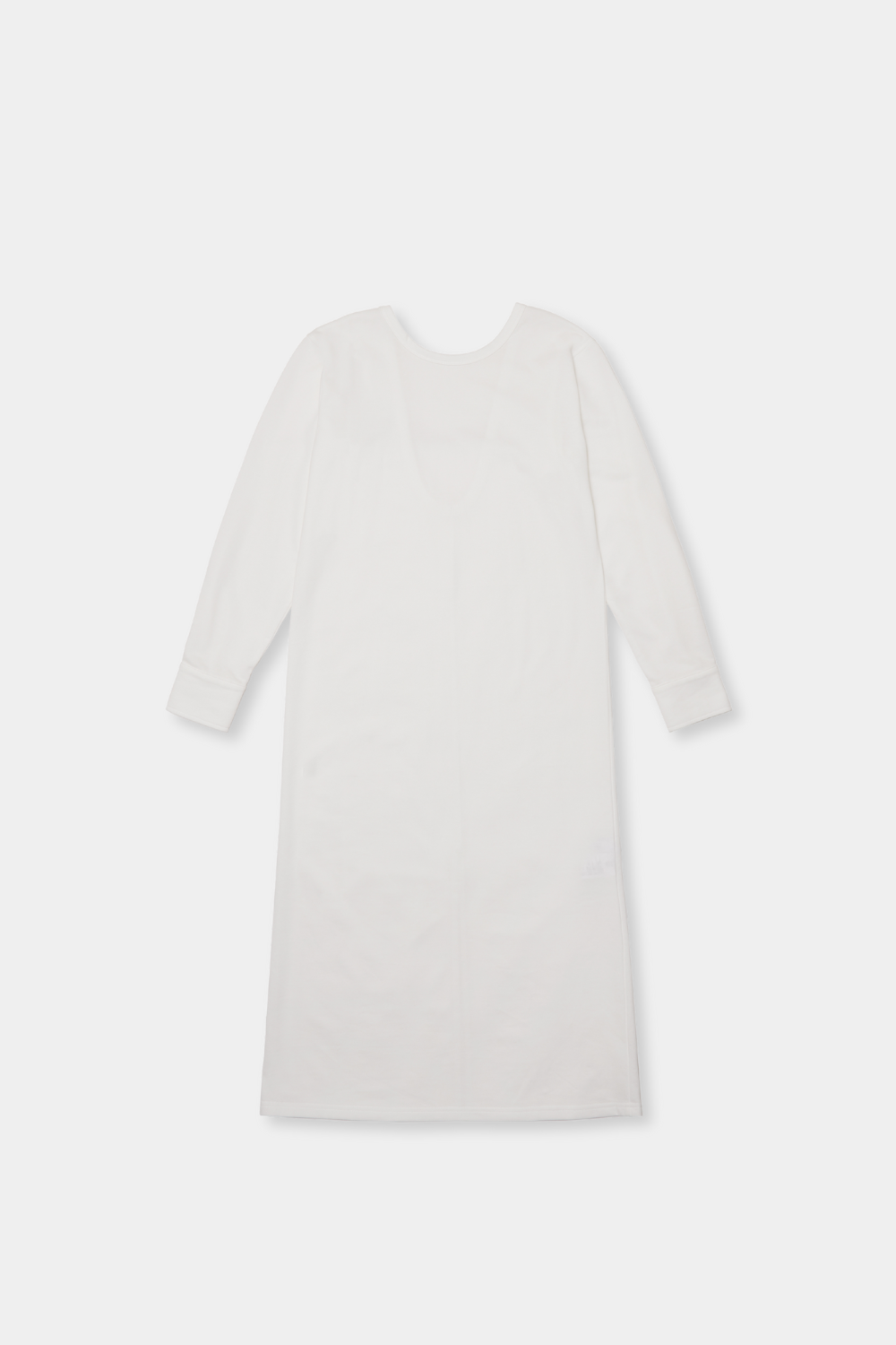 Back open cut dress