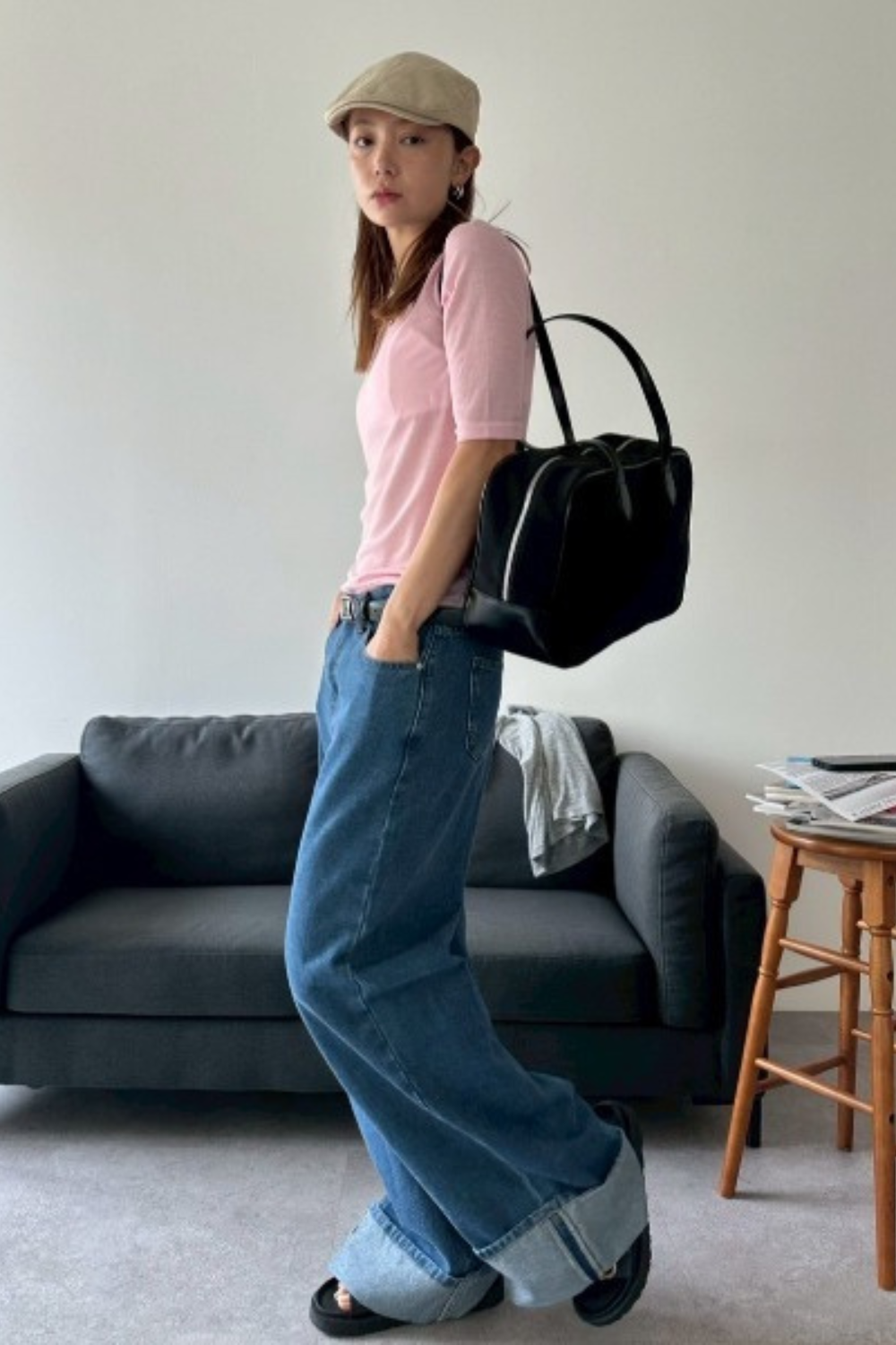 2Pack sheer half-sleeve tee