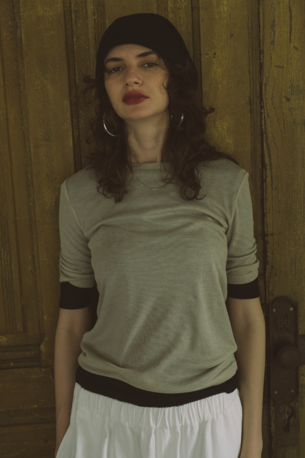 2Pack sheer half-sleeve tee