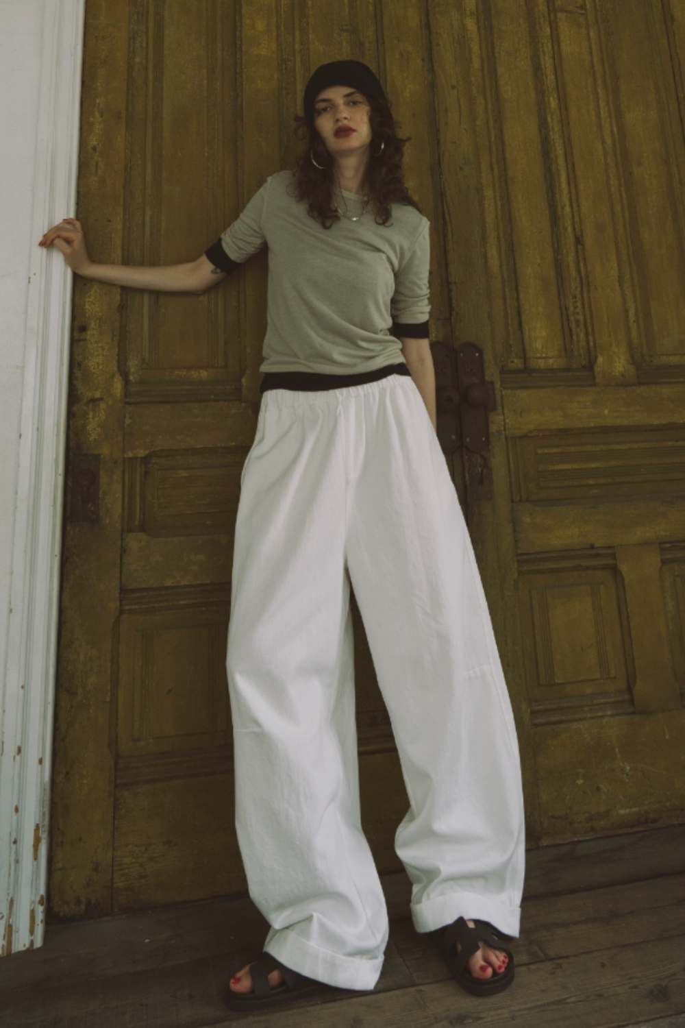 2Pack sheer half-sleeve tee