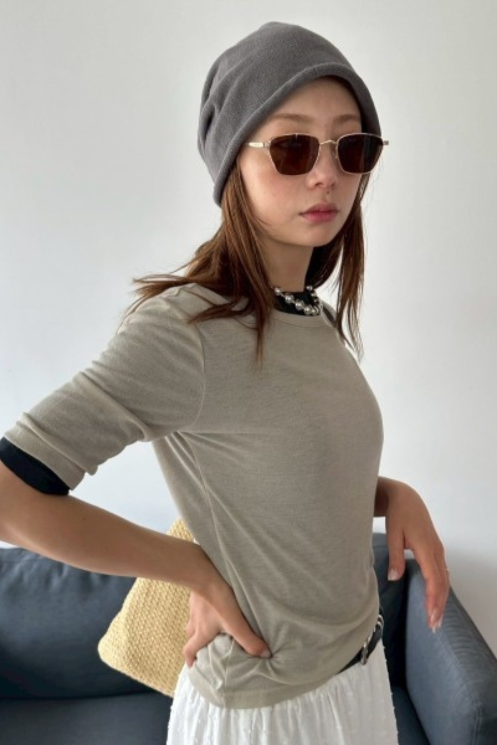 2Pack sheer half-sleeve tee