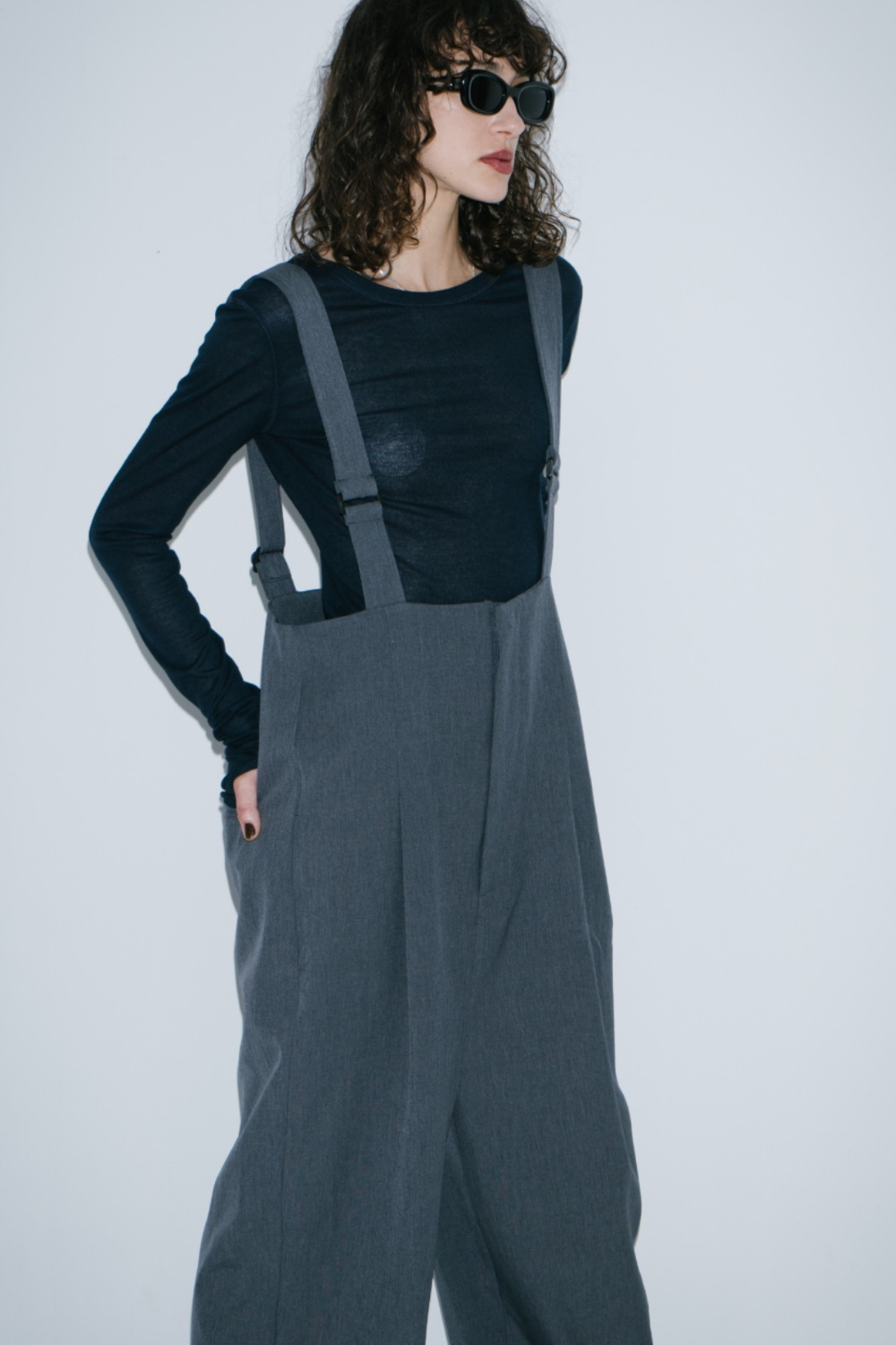 Sheer long sleeve tee