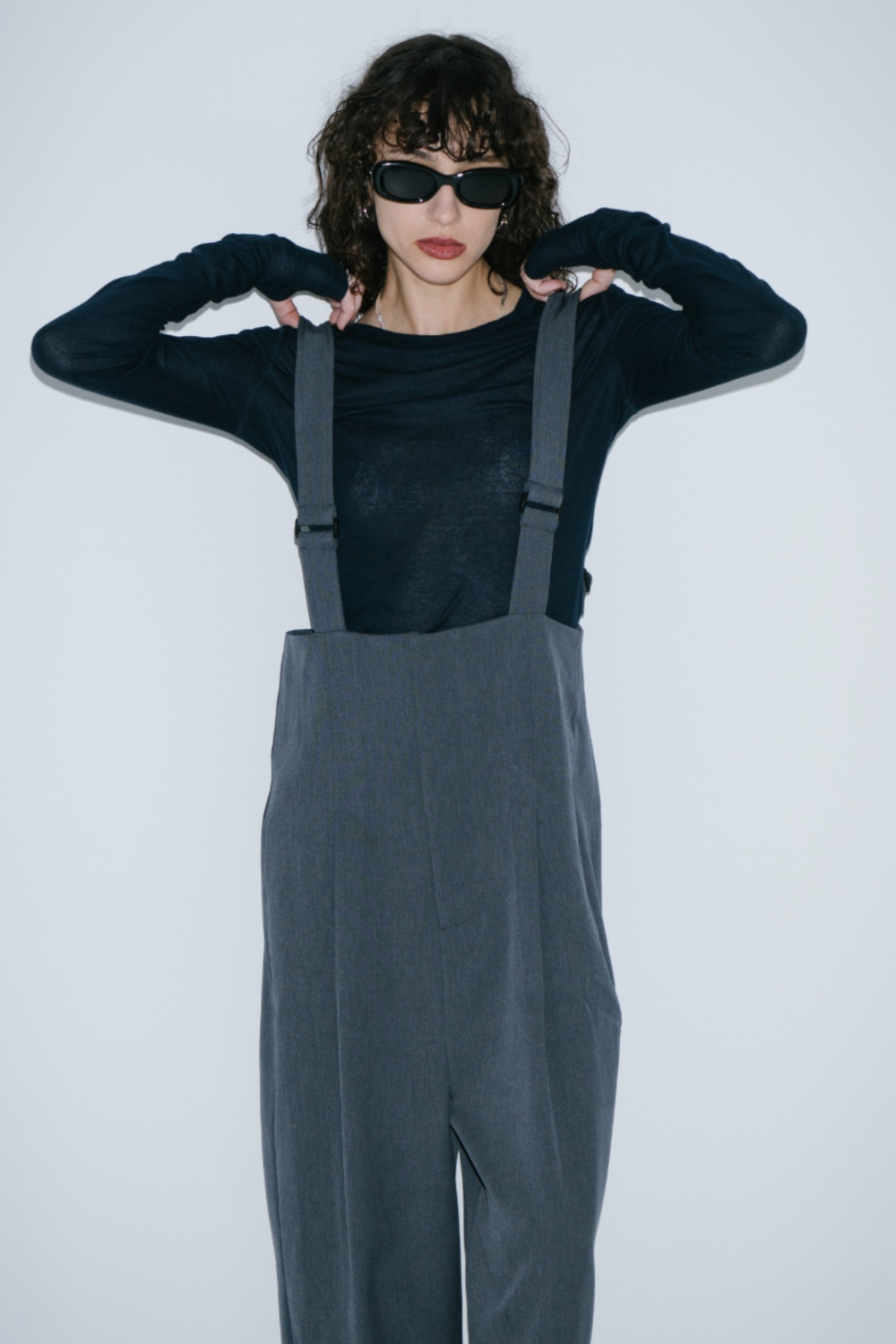 Sheer long sleeve tee