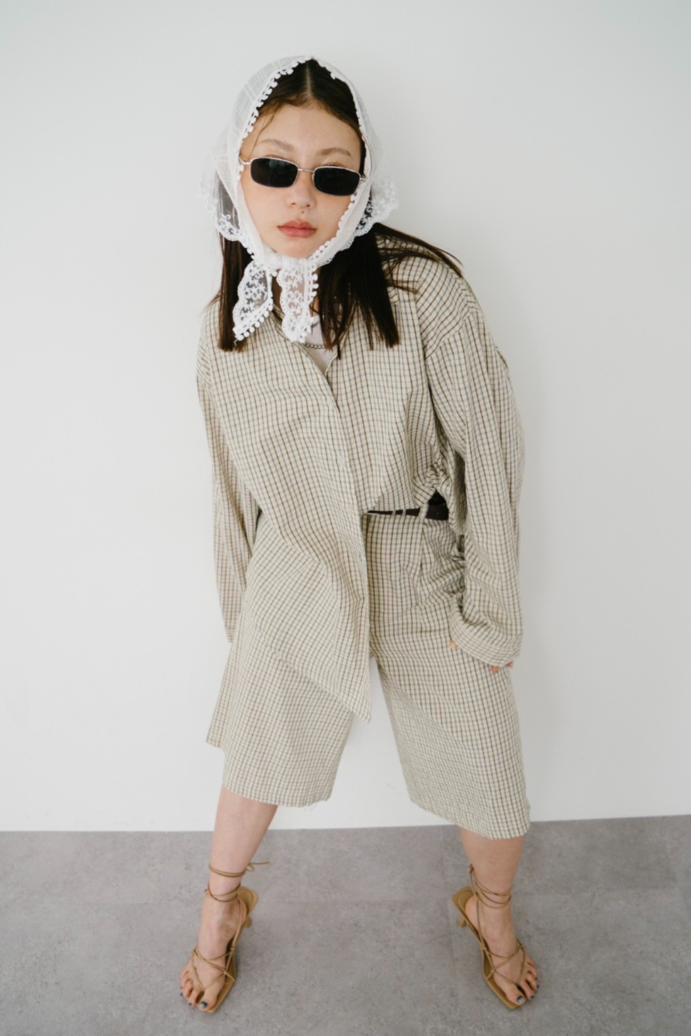 【Collaboration】Classic check shirt