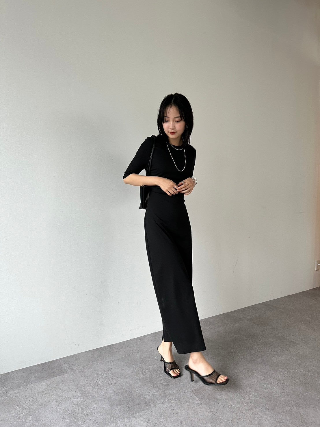Back cut design dress