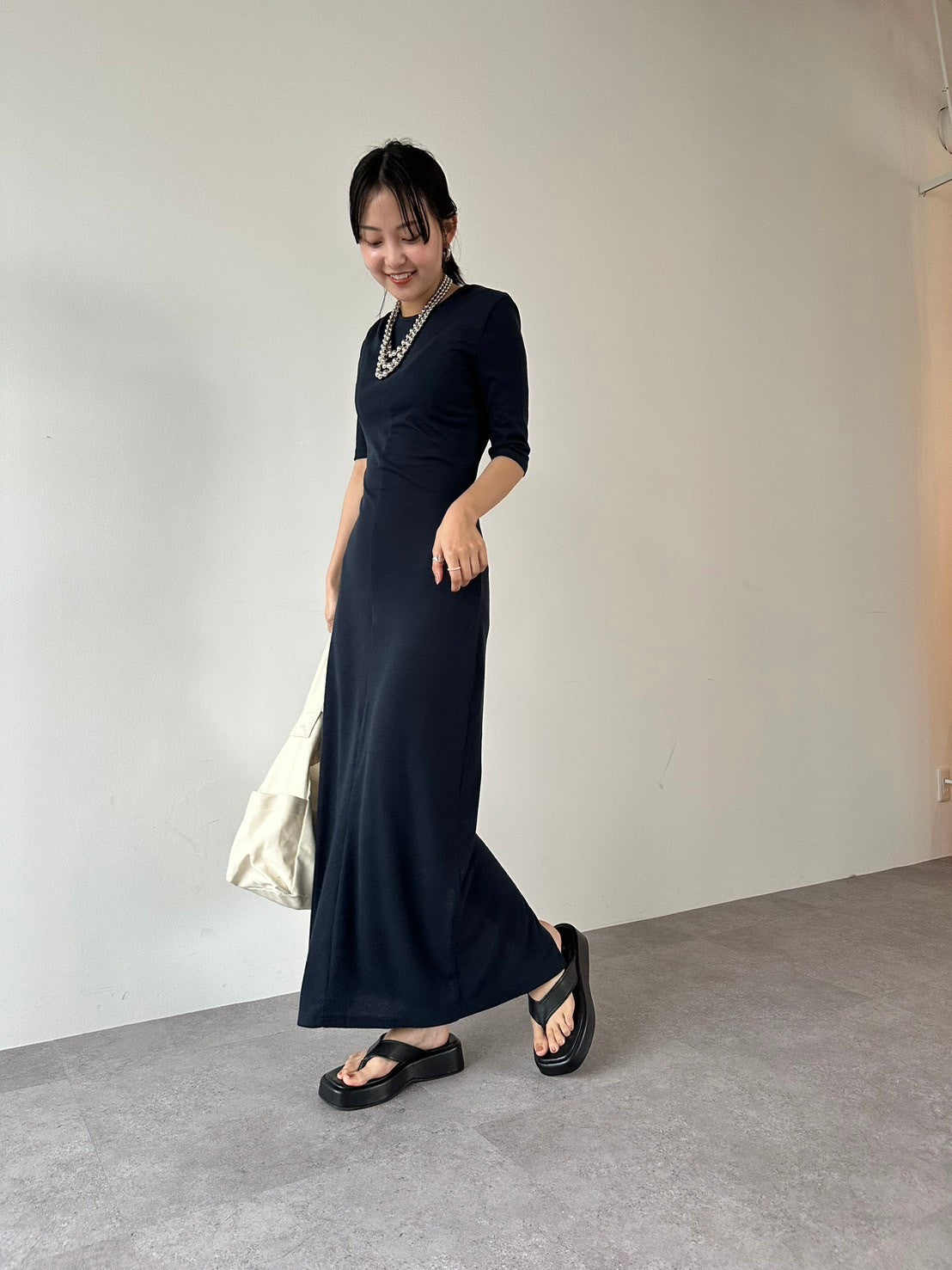 Back cut design dress