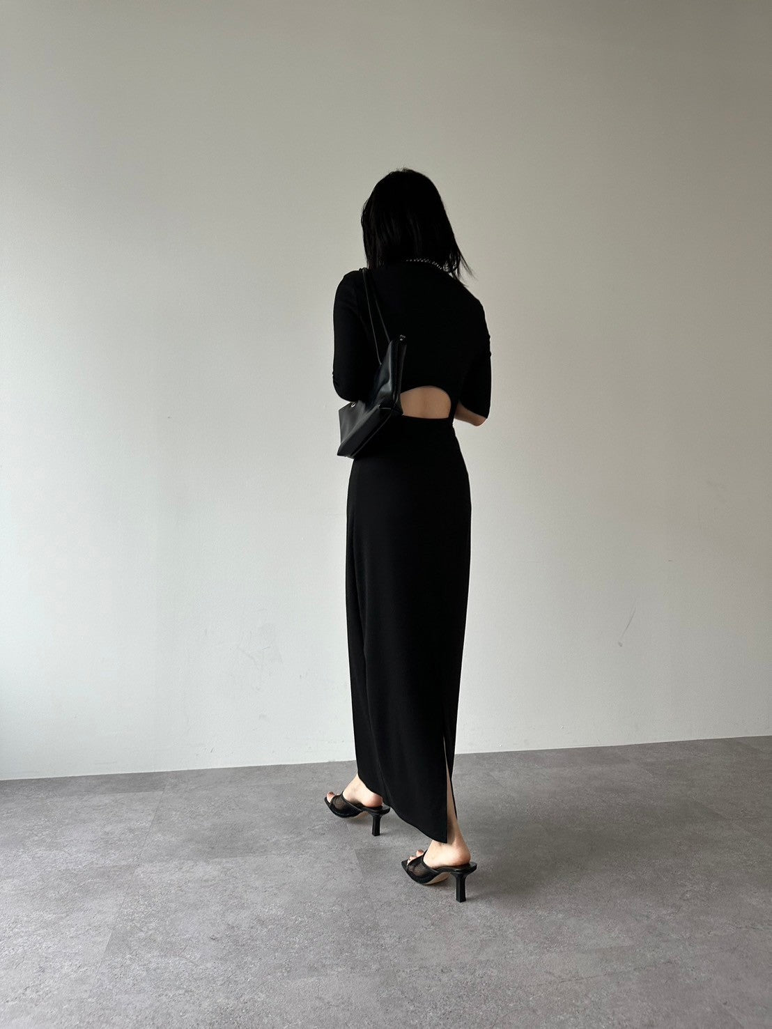 Back cut design dress