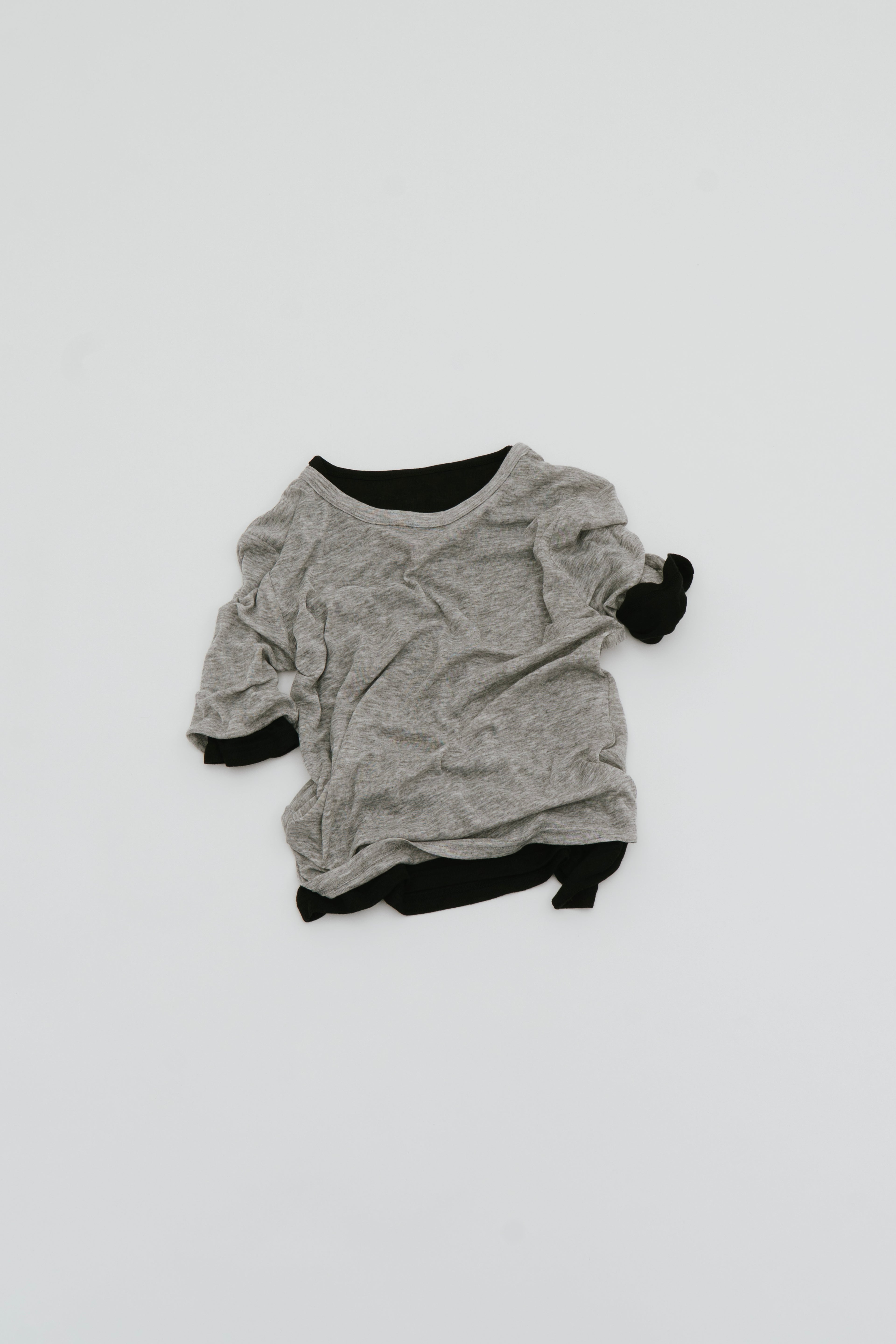 2PACK Sheer half sleeve TEE