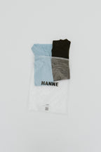 2PACK Sheer half sleeve TEE