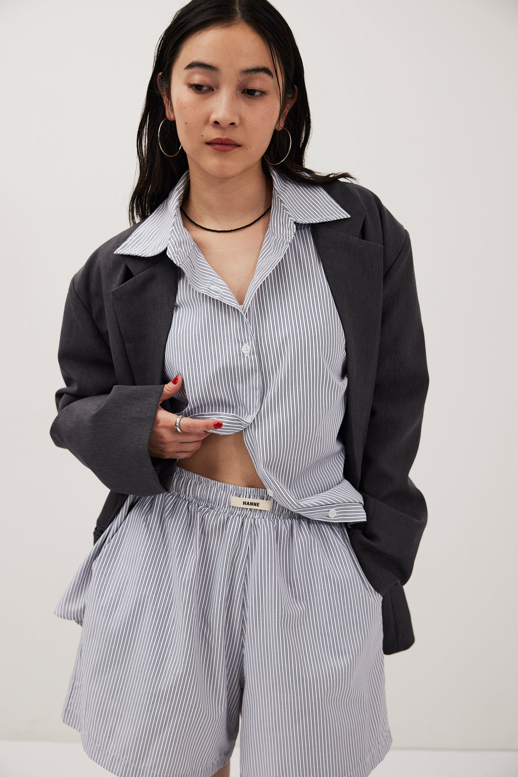 Striped shirt setup