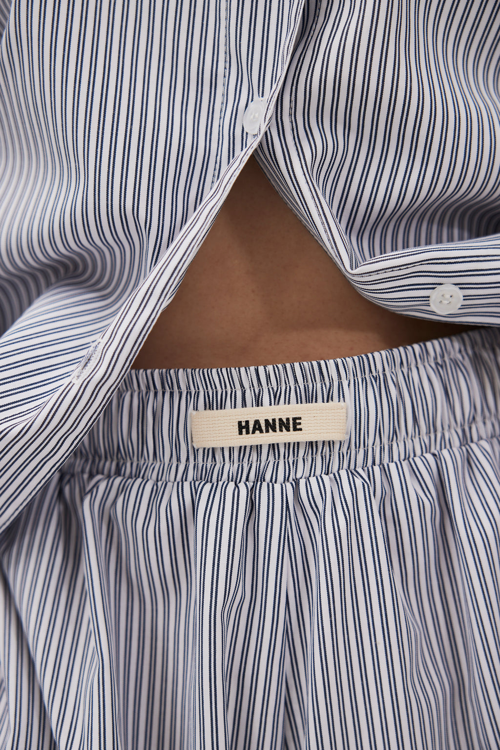 Striped shirt setup