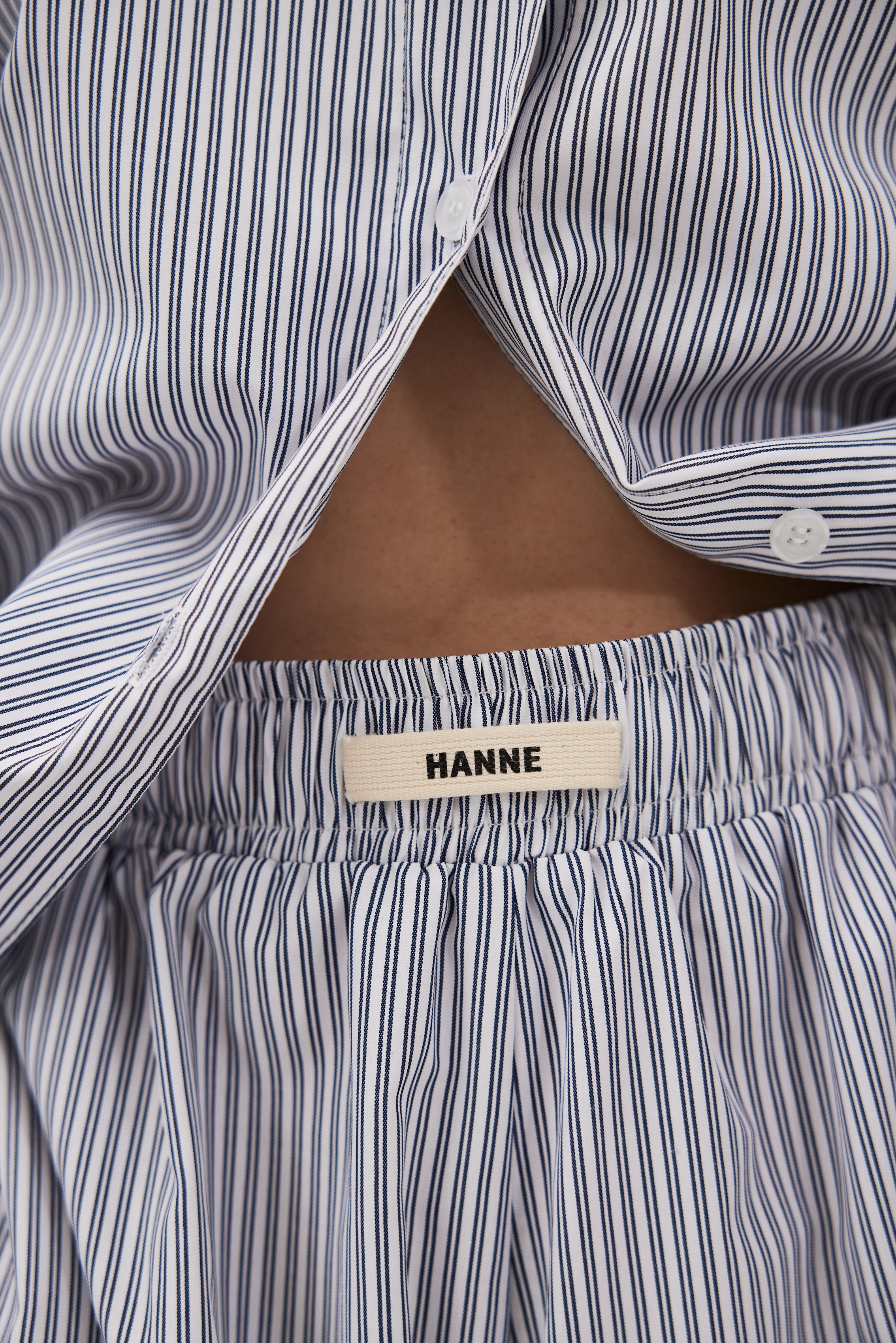 Striped shirt setup